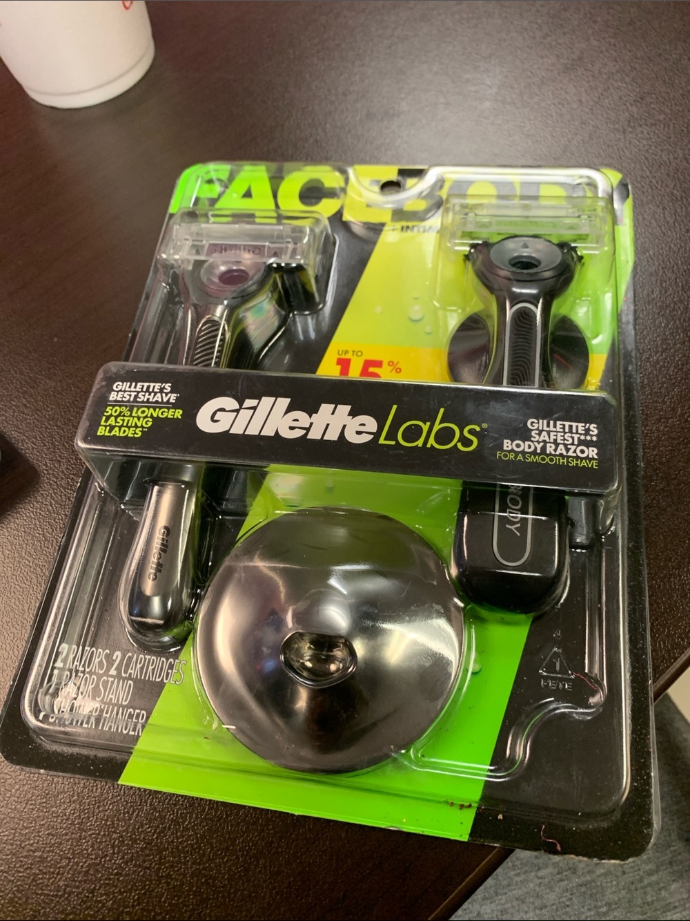GilletteLabs Men’s Shaving Set — Black and Silver
